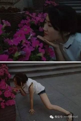 朋友圈美照真相:淚奔 全是體力活!