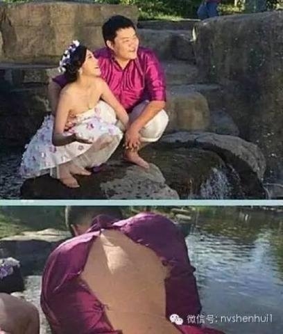 朋友圈美照真相:淚奔 全是體力活!