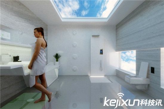 未來衛(wèi)生間長什么樣:地磚稱重 鏡子掃描健康