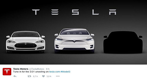 特斯拉正式發布Model 3:全球粉絲瘋了!