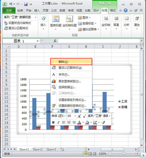 刪除Excel2010系列標(biāo)簽的3種方法 三聯(lián)教程