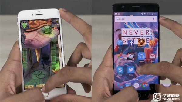 一加3對(duì)比iPhone 6S速度測(cè)試：遺憾落敗