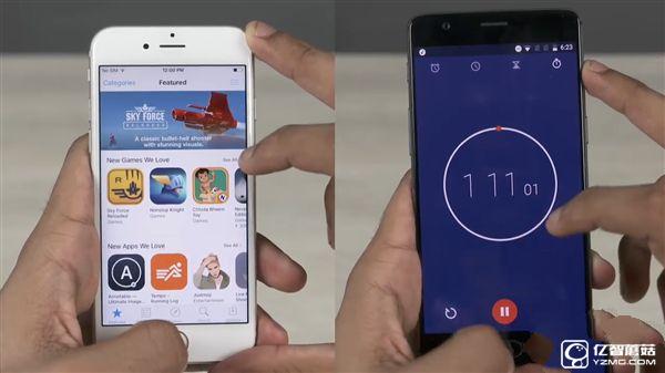 一加3對(duì)比iPhone 6S速度測(cè)試：遺憾落敗
