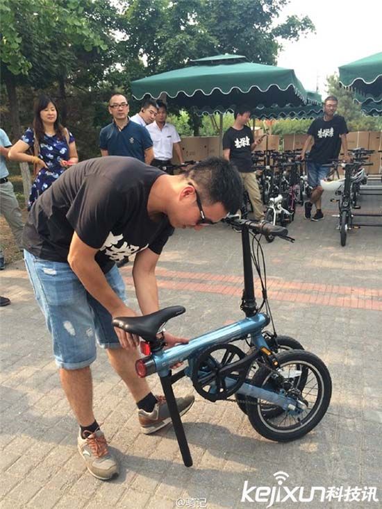 小米智能自行車實(shí)拍 小米自行車到底有多大？