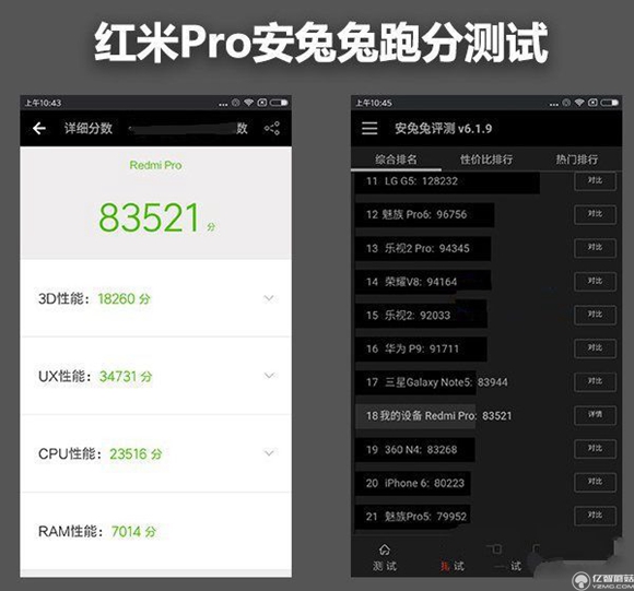 紅米pro和魅藍(lán)note3哪個(gè)好？紅米pro與魅藍(lán)note3哪個(gè)更值得買？