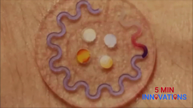 智能皮膚貼片不僅能監(jiān)測健康 冒充文身也不錯