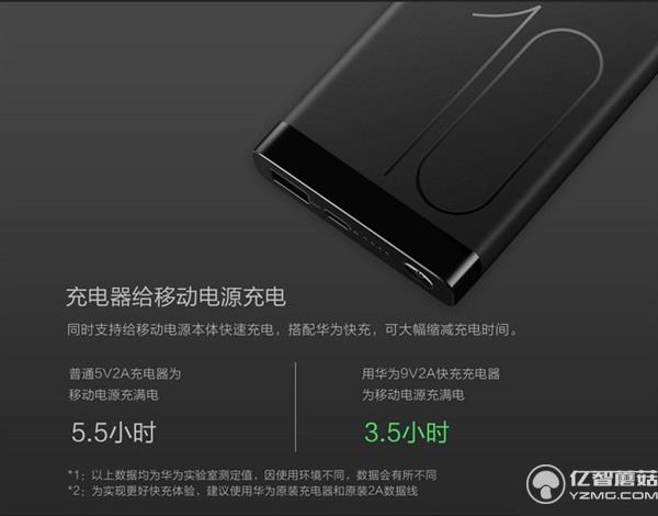 199元！華為發(fā)布高逼格移動(dòng)電源 雙向快充