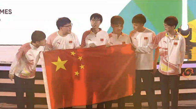 亞運會《英雄聯(lián)盟》表演賽中國隊3：1戰(zhàn)勝韓國隊獲得冠軍
