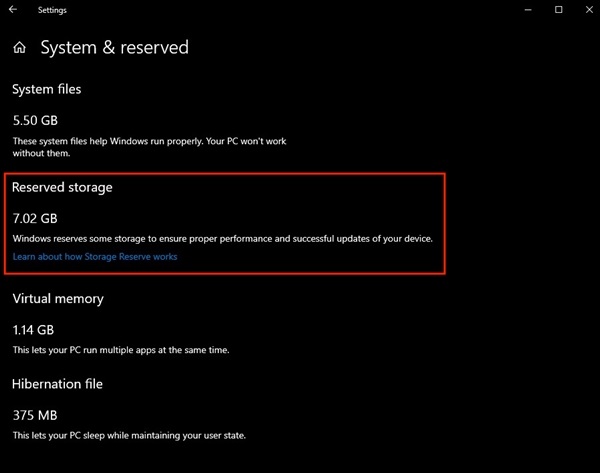 Win10預留7GB空間怎么取消？Win10 19H1禁用7GB空間占用方法