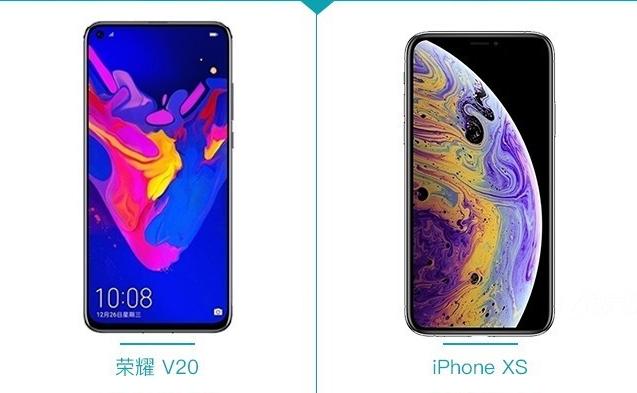 榮耀V20與iPhone XS對比評測：4800萬像素強在哪？