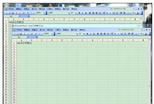 Excel2007中如何將兩個(gè)工作表分開窗口顯示？